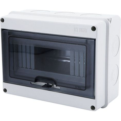 Coffret Electrique Etanche Exterieur, IP65 8 Modules Ableaux à Disjoncteurs éLectriques Boitier, Etanche Electrique Exterieur, Boitier de Jonction pour Utilisation à l'extérieur (1/4)