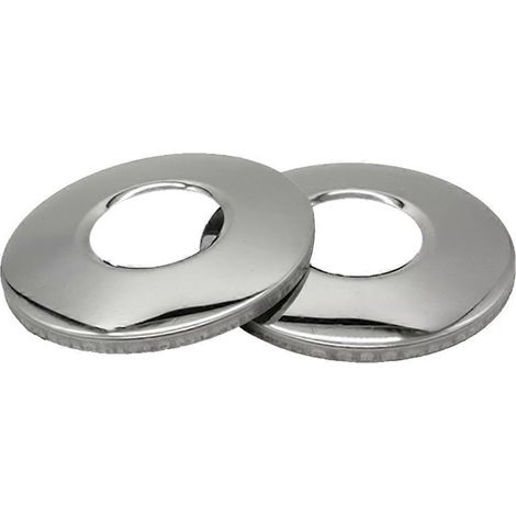 Lot de 2 rosaces pour échelle de piscine, plaques de finition en acier inoxydable pour main courante de piscine, caches pour main courante de piscine enterrée (1/5)
