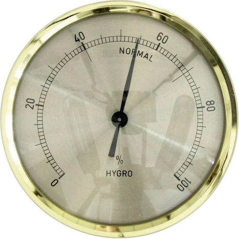 TFA Dostmann 44.1011 Igrometro analogico in ottone 70 mm
