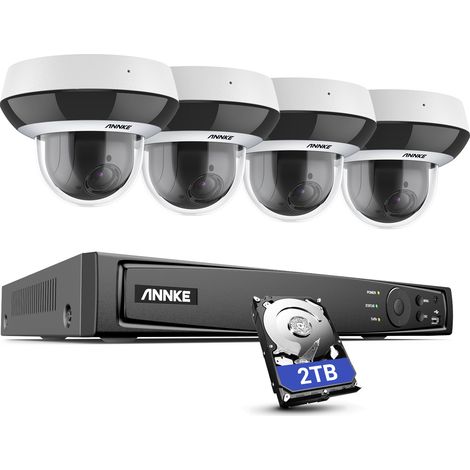 ANNKE H.265+ 8CH Video NVR Surveillance System 4x Optical Zoom 3K Waterproof Security Kit 4Cameras - 1TB HDD (1/5)