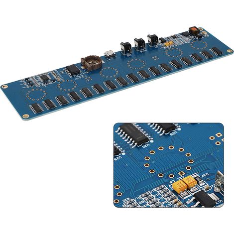 Module PCB USB Bleu pour Horloge à Tube Nixie IN14 DIY de Précision (1/4)