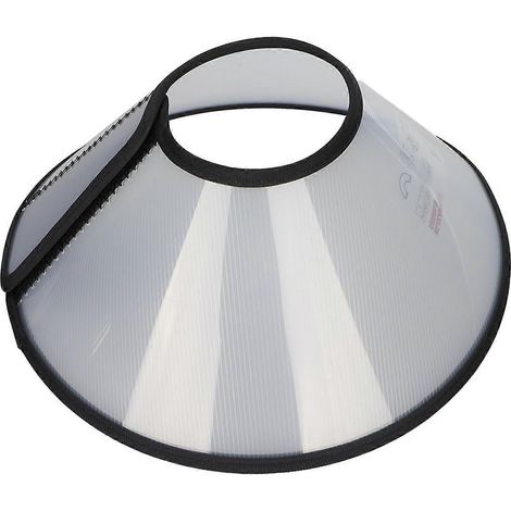 Transparenter Schutzkragen für Hunde und Katzen nach Operationen, verstellbarer Anti-Beiß-Kegel, verhindert Lecken, postoperative Genesung, für Welpen und Katzen, verstellbare Größe. (1/5)
