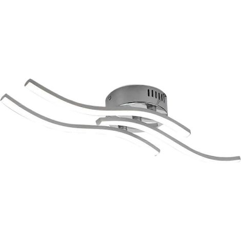 Plafonnier LED à trois lignes, design moderne et facile à nettoyer, idéal pour chambre, salon ou bureau, décoration intérieure, pour salle à manger, couloir (1/5)