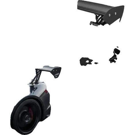 Spoiler per auto, in alluminio leggero, lungo 43,3 pollici, compatibile con tutti i modelli, angolo regolabile, peso 2,5 libbre. (1/5)