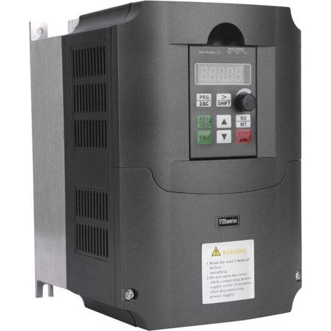 AC220V to 380V 7.5KW VFD Inverters and Converters, Single Phase to Three Phase Frequency Converter, AC Motor Speed Controller (1/4)
