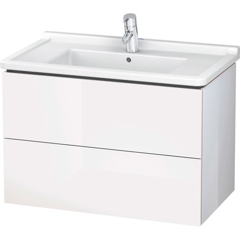 Duravit L-Cube bâti-support lavabo suspendu, 2 tiroirs,