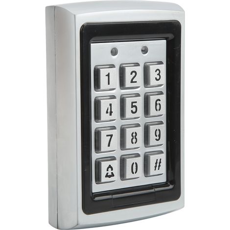 Machine de contrôle d'accès sans clé, clavier à puce, boîtier métallique étanche pour maisons et bureaux (1/5)