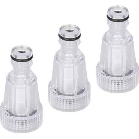 pair Filtre à eau pour nettoyeur haute pression - Accessoire pour jardinage extérieur - Blanc