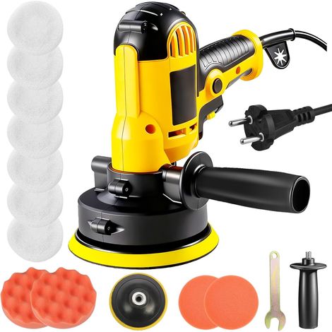 Kit de polissage et de cirage pour voiture de 700 watts avec 6 vitesses variables et 12 accessoires, idéal pour le detailing, le polissage, le cirage et l'élimination des rayures (1/5)
