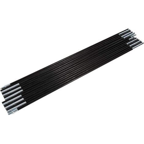 Poteau de tente en fibre de verre Camping en plein air Poteau de support de remplacement de tente double (1/5)