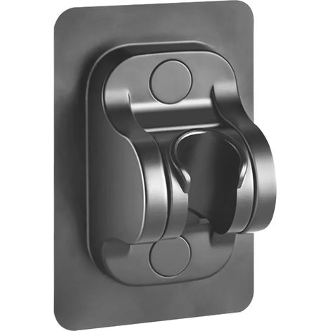 Handbrausekopfhalterung, kein Bohren erforderlich, verstellbarer Winkel (schwarz) (1/5)