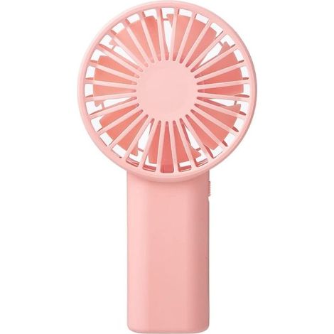 Mini-Ventilator, tragbar und batteriebetrieben (rosa), geeignet für den Innen- und Außenbereich. (1/5)