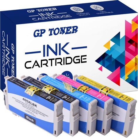 5 cartouches d'encre CMJN GP pour Epson E405XL (1/5)