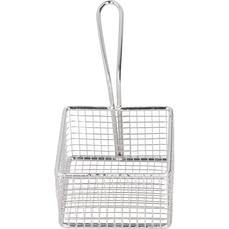 Panier à friture en acier inoxydable, passoire à frites, ustensile de cuisine (1/5)