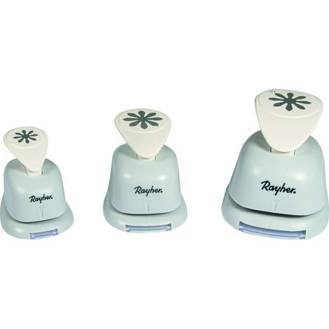 Perforatrice Set Fleurs plastique gris 1.95 X 1.9 x 0 6 cm (1/4)