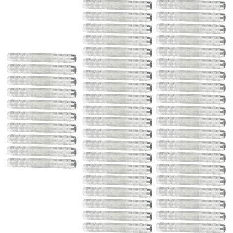 50 raccords cannelés universels en aluminium haute résistance pour tuyau de climatisation, 1/2 pouce. (1/5)