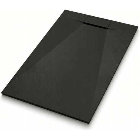 Receveur de douche - 120 x 80 cm - Rectangulaire - Profil bas - Siphon inclus (1/5)