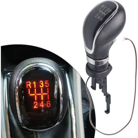 Led 5/6 Vitesses pommeau de levier de vitesse pour Buick Opel Astra Insignia 2009-2013 (6 Vitesses)