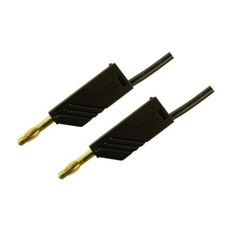 Hirschmann Test & Measurement MLN 25/2,5 SW Cavo di misura Spina a banana 4 mm Spina a banana 4 mm 25.00 cm Nero 1 pz.