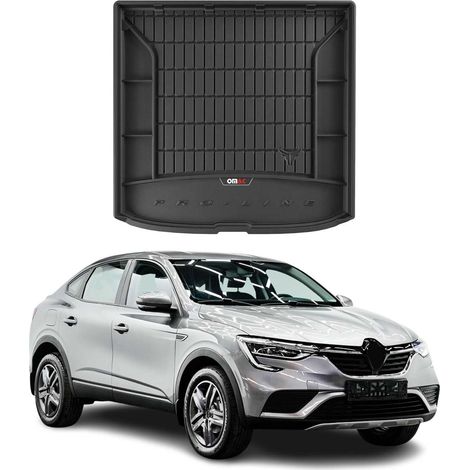Tapis de Coffre 3D TPE Premium Compatible avec Reanult Arkana SUV 2019-2022  Bac de Protection de Coffre Intérieur antidérapant Revêtement de Coffre Bords Hauts pour Voiture Noir (1/5)
