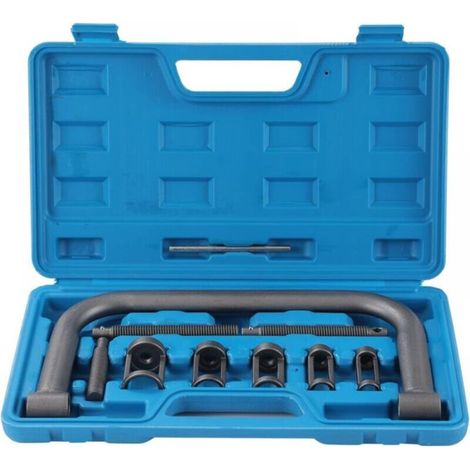 Kit Compresseur Ressort Soupape 10 Pièces Portable 5 en 1 Voiture Camion Moto Moteur Essence Diesel Outil Réparation Garage (1/4)