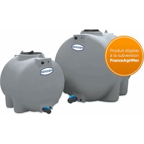 Cuve de stockage eau horizontal 1000 litres grise RENSON (1/2)