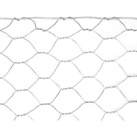 VERDELOOK - ESAZINC RETE METALLICA ZINCATA A MAGLIA ESAGONALE 1 X 10 MT. 425/1 (1/3)