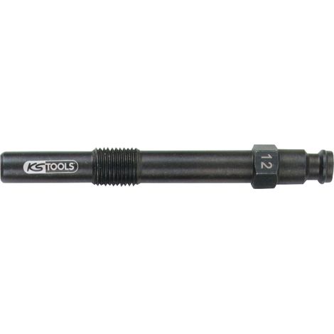 KS Tools 150.3673 Glühkerzen Adapter, M10x1,0 mit Außengewinde, Länge 83 mm