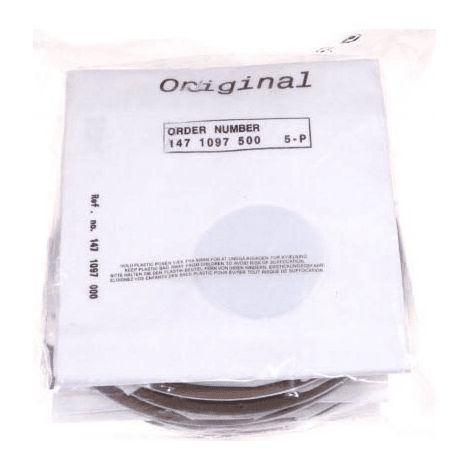 LOT DE 5 SACS PAPIERS 10L + PRE-FILTRE POUR PETIT ELECTROMENAGER NILFISK ADVANCE - 1471097500