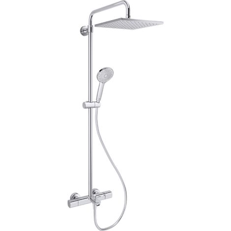 Colonne bain douche thermotastique JACOB DELAFON July+ chromé (1/5)