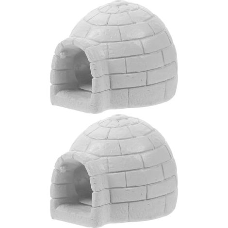 Modèle Décoratif de Glacière en Résine 2pcs, Ornement Unique D' pour Décoration Intérieure et Petit Pot de Fleurs (1/5)