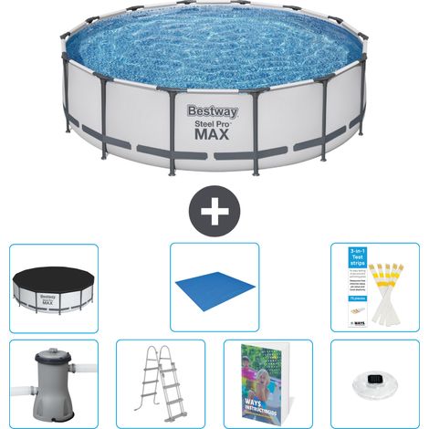 Bestway Bestway Steel Pro MAX Ronde - 427x122 cm - 8-pièces  S596 (1/4)