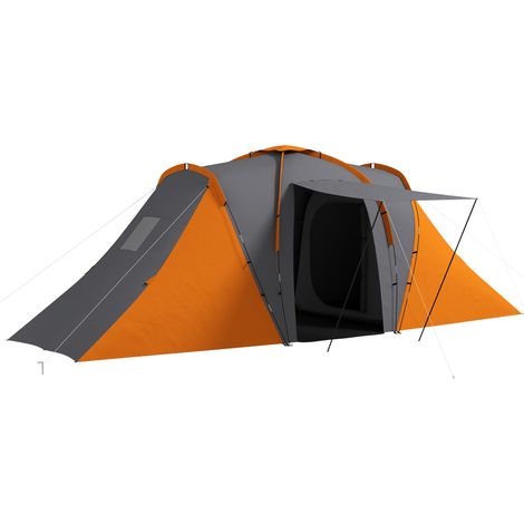 Personnes 4-6 Tunnelzelt - 2000mm Watertight - 2 Schlafzimmer & Wohnbereich - Tragetasche (1/5)