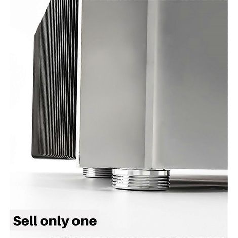 Supports d'isolation pour haut-parleurs d'amplificateur en aluminium, pieds de platine vinyle (1/5)