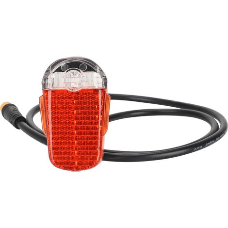 MaxG30D rot-weißes Rücklicht MaxG30D Scooter-Rücklicht Sicherheits-Rücklicht mit wasserdichtem M7-Kopfaufsatz.