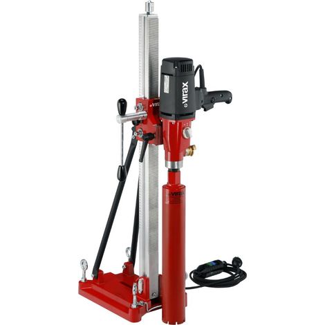 VIRAX V150+ carotatrice con telaio - Corona diamantata Ø127 - Pompa 10L e guida Virax - 990023