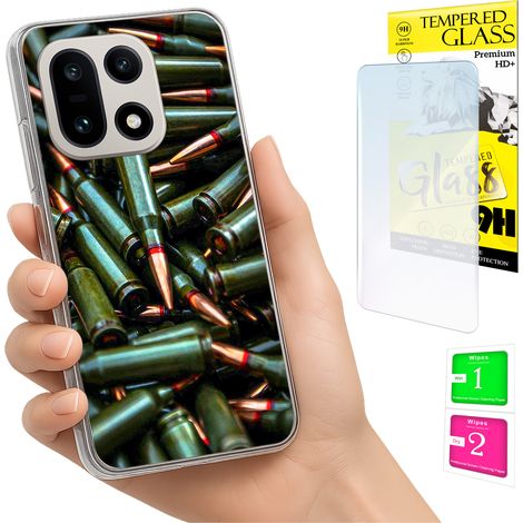 Funda para OnePlus 15 Photo, cubierta trasera + cristal 9H (1/5)