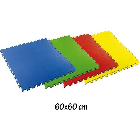 Tappeto Componibile Puzzle Mattonelle 60x60cm Colorate ad Incastro Gioco Bambini - Opzioni 1 Pezzo (1/2)