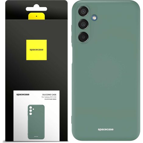 Custodia spaziale in silicone per Galaxy M15, verde scuro (1/5)