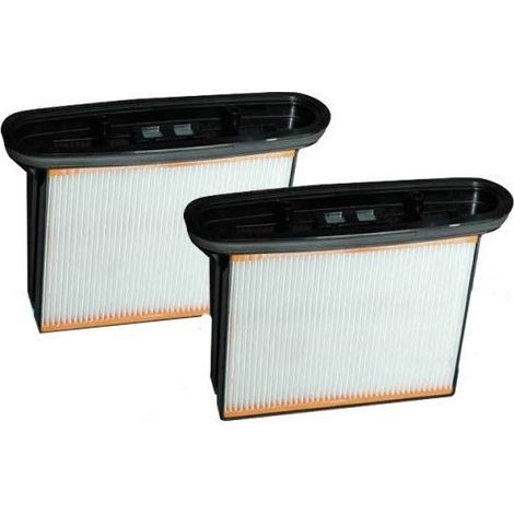 Jeu de 2 cassettes à filtre plissés classe M 8600 cm2 pour aspirateur ASP255 Leman
