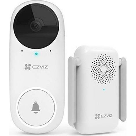 Ezviz DB2C Videocampanello Wireless con Suoneria Wifi Bianco (1/10)