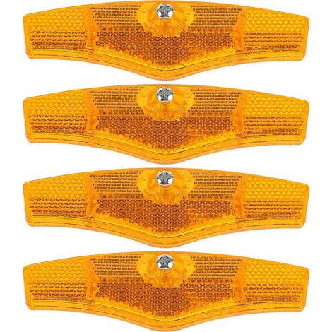 Réflecteurs de rayons pour vélo (lot de 4) pour une utilisation nocturne (1/5)