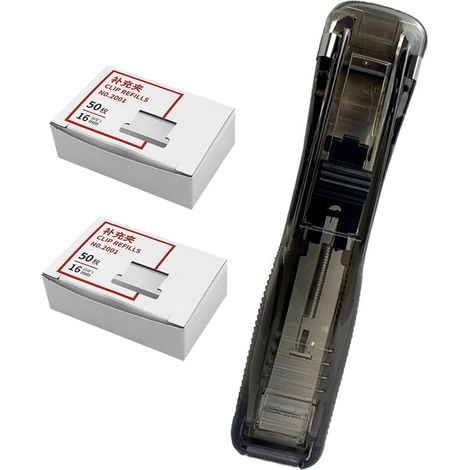 Agrafeuse de bureau générique sans perforation avec distributeur (1/5)