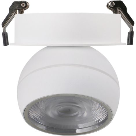 Empotrable techo tilt UKU1 Corte de fase L,C LED COB 7W 881lm(788lm)/913lm(770lm)/954lm(822lm) CRI90 2700K/3000K/4000K 60º Blanco (1/4)