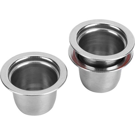 3er-Set wiederverwendbare Kaffeekapseln aus Edelstahl mit nachfüllbarem Filter (30 x 22 x 20 mm), passend für Nespresso (1/5)