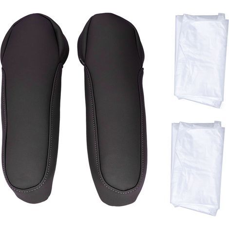 Fafeims Représentation de la Couverture de Carabine Automate de Voiture Protecteur Pousque d'accoudoir en Cuir avec Cuir PU Premium Facile à Nettoyer pour Odyssey 2004 2014 (Black). (1/5)