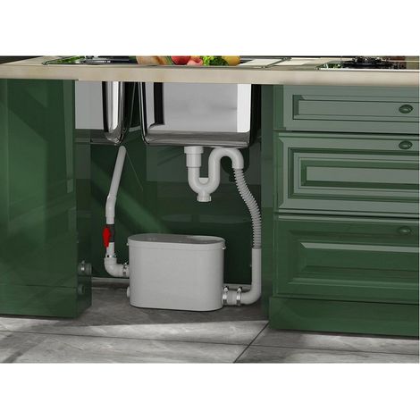 Pompe de Relevage eaux usées pour cuisine, pompe de relevage sanitaire pour salle de bain avec lave linge BSF-H550-N3, marque Française BSF (1/5)