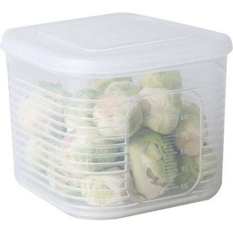 Boîte De Rangement Pour Oignons Ail Et Gingembre - Avec Couvercle Étanche - Pour Réfrigérateur Et Cuisine - 1 Pièce (1/5)