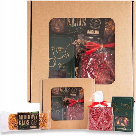 Set de regalo, obsequio de agradecimiento, té, barra de chocolate en una caja (1/5)