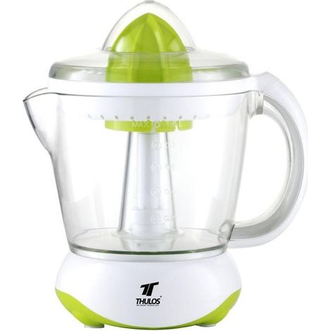 Exprimidor eléctrico THULOS 1 Litro. Giro en ambos sentidos, 40W, 200140225 mm,  blanco/verde
